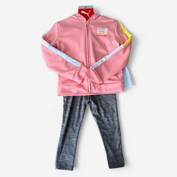 NEW WITH TAGS Puma kids girls 3 piece set - Picture 2 of 7